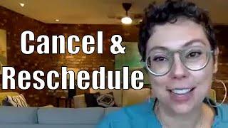 How to handle clients that cancel or reschedule within 24 hours.
