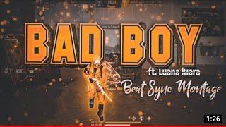 Bad Boy Beat Sync Montage | Free Fire Best Edited Beat Sync Montage by @AmanGOfficial @totalGaming