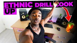 Making A Dark Ethnic UK Drill Beat Full Process | Cook Up #3
