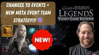 NEW EVENT STRATEGY FOR RECENT CHANGES! NEW META?? Game Of Thrones Legends ⭐️