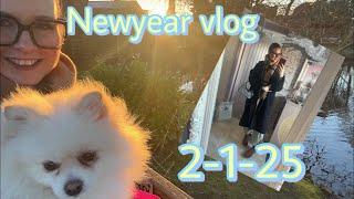 New year real life vlog it’s a chilly  one 2-1-25 #socialanxiety #vlog