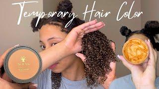 WASH N’ GO I Tried Temporary Hair Color Gel | As I Am’s Curl Color