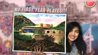 MY FIRST YEAR ARCHITECTURE PLATES   || Visual Communications || architecture student in Philippines