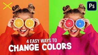 How to CHANGE COLOR in Photoshop 2021 | EASY