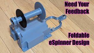 Spin 173 - Help me design a flat folding eSpinner