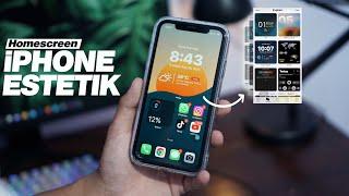 Ubah Tampilan Homescreen iPhone 2023 - Banyak Widget Baru