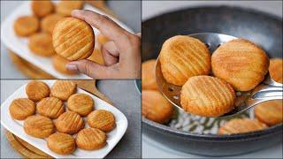 Eggless Suji Atta Biscuits Recipe | Best Snacks With Tea | Homemade Suji Biscuits | Semolina Cookies