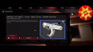 Kf2 HMTech-201 Pistol Blue Camo Skin Uncommon 3 of 6