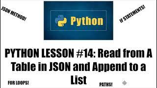 How To Get Values from a JSON File and Append Them to a List Using Python