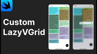 Custom  LazyVGrid With Dynamic TextEditor
