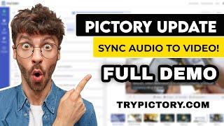 Autosync Voice-Over To ENTIRE Video | Pictory Update [DEMO]