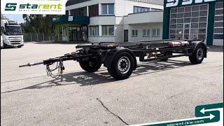 Schwarzmüller Lafette AZW 18, BDF – Wechselrahmen, Verzinkten Rahmen, TR24093, www.starent-lkw.com