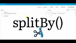 How Dataweave splitBy() function Work? (Mulesoft 4)
