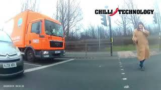 Driver takes out Cyclist caught on our Chilli Tech Camera