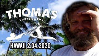 Thomas Surfboards shaping in Hawaii