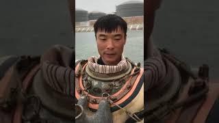 Real Diving Diver's Helmet in Use - How to by Aladean - Brass Diver Helmets manufacturer bulk