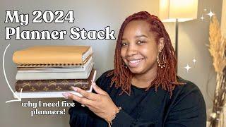 2024 Planner Lineup | 2024 Planner Stack Reveal  | why I need multiple planners