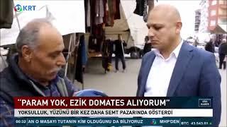 Ahmet ÖNAL CHP Kırıkkale Milletvekili  Pazarda vatandaşı dinledi KRT TV 10 04 2022