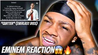 HE WANTED BLOOD|First Time Hearing "Quitter" Eminem Ft. D12  Reaction