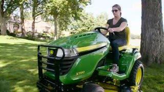 Hydraulic lift, Power Steering | John Deere X300 & X500 Series Tractors