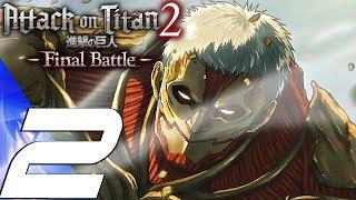 Attack on Titan 2 Final Battle - Gameplay Walkthrough Part 2 - Rod Reiss Titan Fight (PS4 PRO)