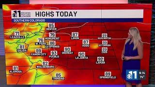 Triple digit heat returns to southern Colorado by the weekend