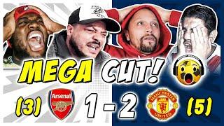 [MEGACUT] ARSENAL FANS RAGING  REACTION TO ARSENAL 1-2 MAN UTD | FA CUP FAN REACTIONS