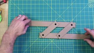 Cardboard Four-bar Linkage @adafruit @johnedgarpark #adafruit