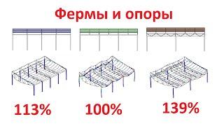 Фермы и опоры #3dsimulation