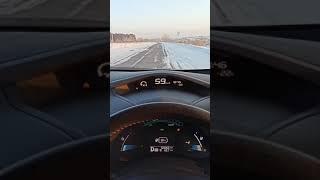 Ниссан Лиф (Nissan Leaf), Пробег в -20°С #Shorts