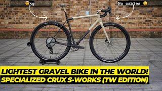 Building the LIGHTEST GRAVEL BIKE in the WORLD on CRUX S-Works! This weight is INSANE!