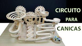 Automatic Marble Machine for Wood, Marble Racing Circuit