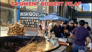 Epic Tasty Test: Tashkent's Largest Pilaf Dish