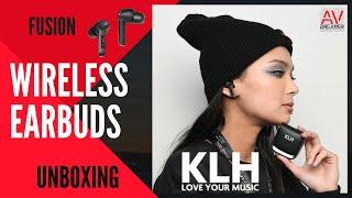 Wireless Earbuds KLH Fusion with Charging Case. 9 No Keyword Voice Controls  * Unboxing *