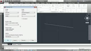 AutoCAD Tutorial - Defining a unit of measure