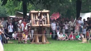 Roman ballista in action, Xanten