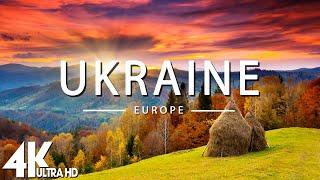 FLYING OVER UKRAINE (4K UHD) - Scenic Relaxation Film with Calming Music - 4K Video Ultra HD