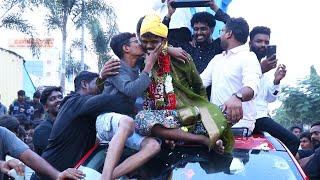 Biggboss winner Pallavi Prashanth Grand welcome at Gajwel to Kolgur village |#pallaviprashanth