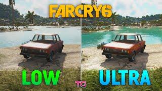 Far Cry 6 : Low vs Ultra Settings (Graphics & Performance Comparison)