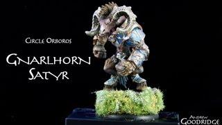 Painting Warmachine & Hordes: Gnarlhorn Satyr, and Clash for a Cure charity