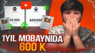 1-YIL MOBAYNIDA 600K OBUNACHIGA EGA BO’LMOQDAMIZ TO'XTASH YO'Q OXIRGACHA BOSAMIZ   - PUBG MOBILE