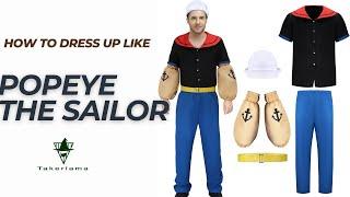 How to cosplay Popeye the Sailor ？ #Takerlama #Popeye #Cosplay #costume #Takerlamacosplay