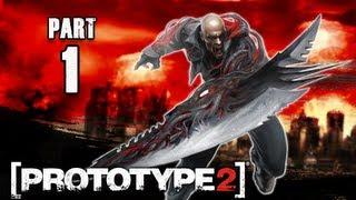 Prototype 2 Walkthrough - Part 1 Opening & the Mercer Virus PS3 XBOX PC  (P2 Gameplay/Commentary)