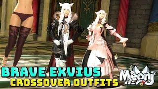 FFXIV: New Outfits! - War of the Visions Brave Exvius Outfits - Full Showcase