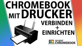 Chromebook mit Drucker verbinden und einrichten | In 1 Minute erklärt | Chrome OS via WLAN | Deutsch