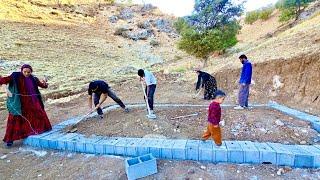 "Amir and Family: Building a Stable for Their Farm Animals!"