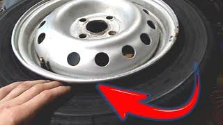 Если КОЛЕСО СПУСКАЕТ по ДИСКУ!! How to fix a car tire that is losing air!!