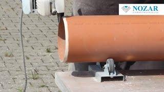 KG PVC PE Rohr 2in1 SCHNEIDEN & ANFASEN mit Diamantscheibe