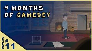 Making a point and click adventure: 9 months of gamedev - DEVLOG 11