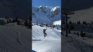 Big Air ski jump with Alexis 6 in Courchevel in January 2024